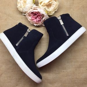 Kenneth Cole Navy High Top Sneakers 9.5M